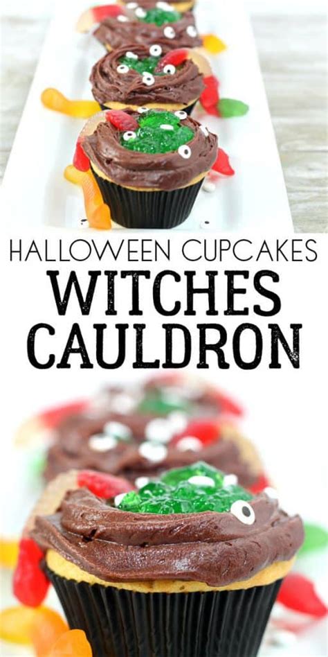 Easy Halloween Recipe - Witches Cauldron Cakes