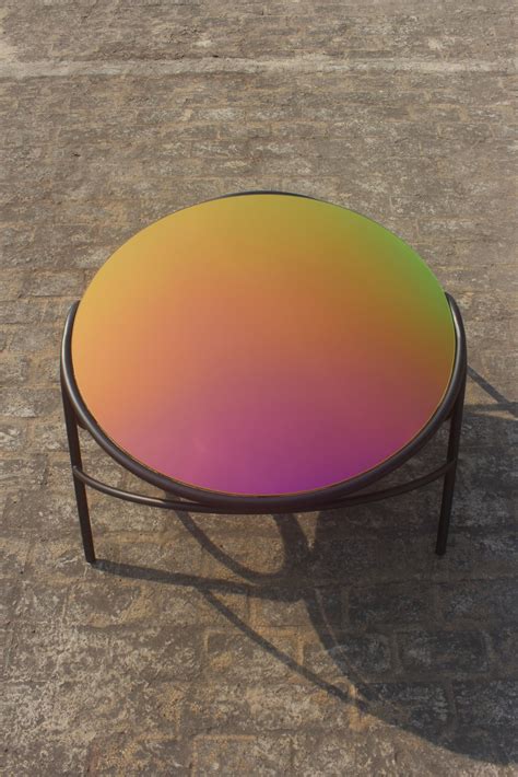 O2 Round stained glass coffee table By Nama Home | design Namit Khanna