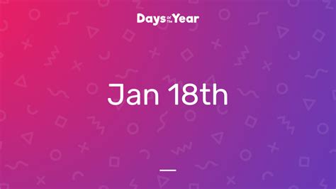 National Holidays on January 18th, 2024 | Days Of The Year