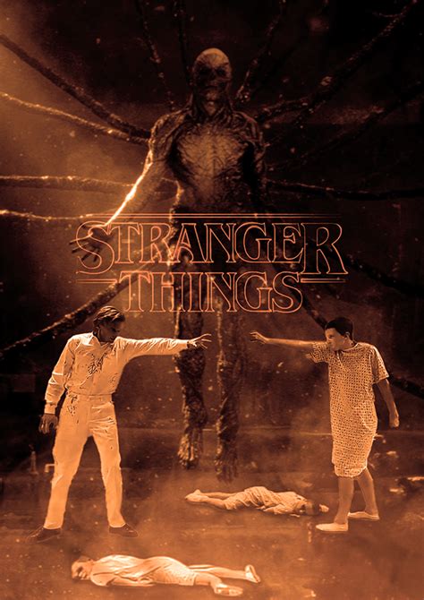 stranger things poster on Behance