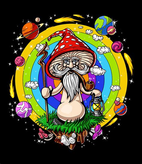 Hippie Magic Mushroom #2 Digital Art by Nikolay Todorov - Fine Art America