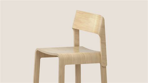 WAVE wooden chair