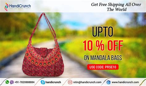 Complete your style with mandala handbags @ Handicrunch | Bags, Mandala, Mandala curtains