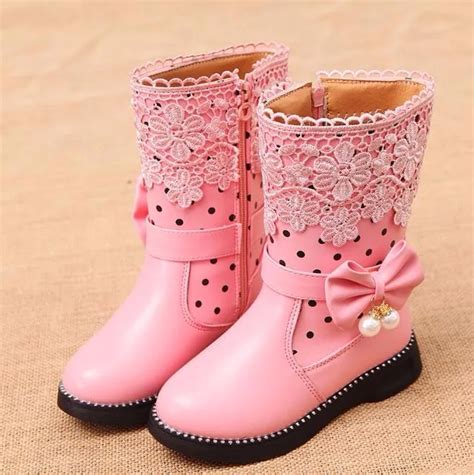 Cy10491a Beautiful Girls High Neck Shoes Fancy Boots For Autumn Winter ...