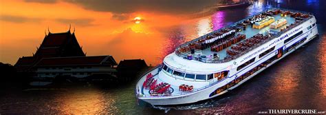 Twilight Cruise Bangkok Sunset Dinner Chao Phraya River Thailland