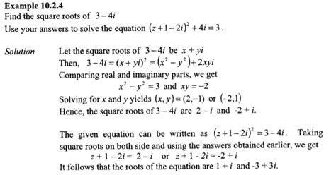 algebra precalculus - Square Roots of Complex Number $3-4i$ - Mathematics Stack Exchange