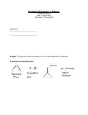 Resolution of Enantiomers of Ibuprofen.docx - Resolution of Enantiomers of Ibuprofen CHEM 25501 ...