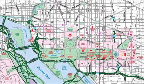 Downtown Washington Dc Map | Draw A Topographic Map