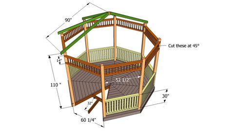 Free Gazebo Plans Rectangular | Pergola Design Ideas