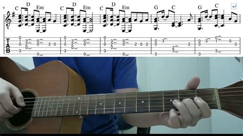 Ocean Eyes (Billie Eilish) - Easy Fingerstyle Guitar Playthrough Tutorial With Tab - YouTube