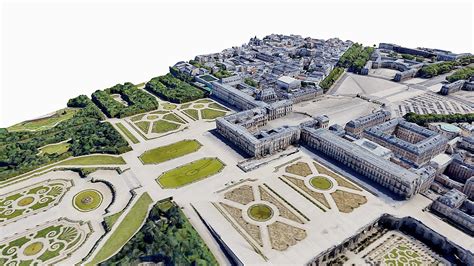 Palace of Versailles,scan,map,paris - 3D model by SENSIET (@asensio ...