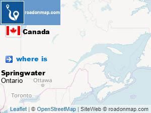 Where is Springwater , Ontario Canada