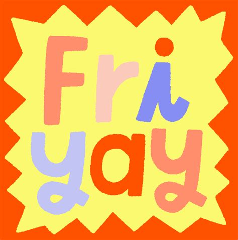 Friyay Illustration Animated Text Art GIF | GIFDB.com