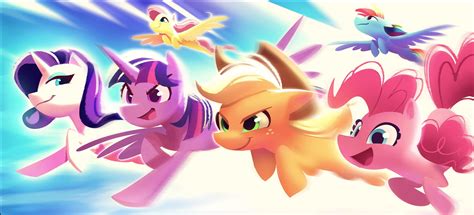 Download Hitch Trailblazer Sunny Starscout Movie My Little Pony: A New Generation HD Wallpaper