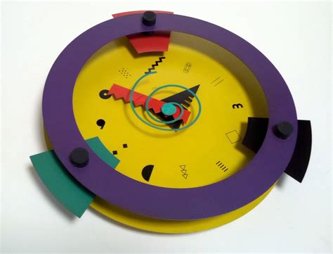 Memphis Design Wakita Wall Clock for Canetti Company. $274.00, via Etsy ...