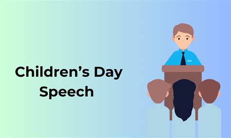 Children's Day Speech In English For Students And Children