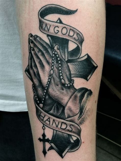 65+ Images OF Praying Hands Tattoos - Way to God