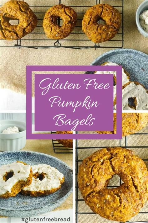 Sweet, Delicious Gluten Free Pumpkin Bagels: Too good not to share! Add a smear of homemad ...