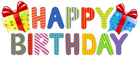 Transparent Background Birthday Word Png Clip Art Library Images And | Hot Sex Picture