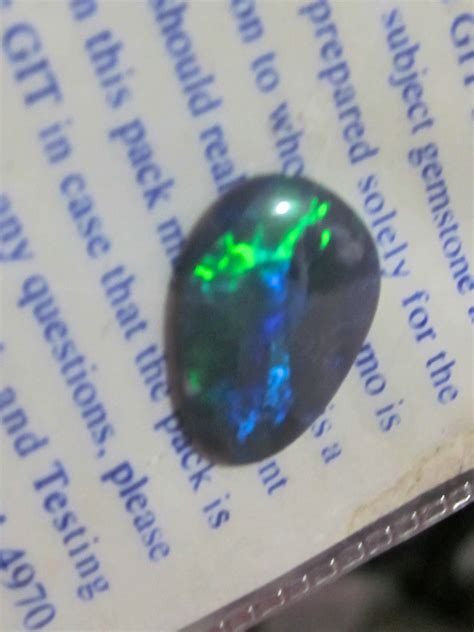 Green blue opal from famous Heritage opal mine in Australian.