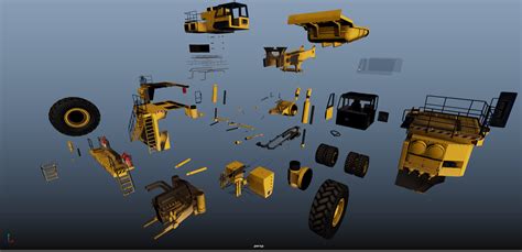 ArtStation - Mining Haul Truck | Game Assets