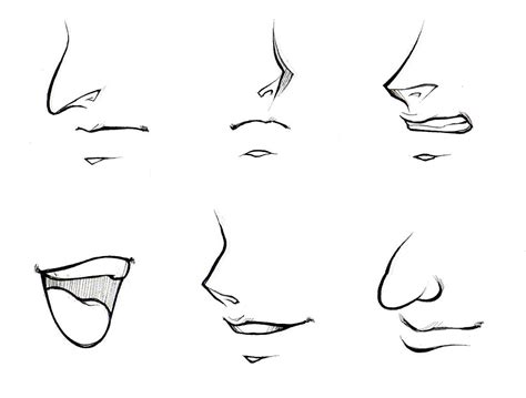 anime poses - Google Search | Nose drawing, Anime nose, Anime mouths