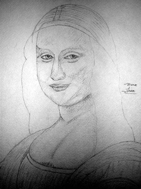 Mona Lisa - Pencil Sketch by Vaikin on DeviantArt