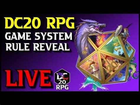 NEW TTRPG: DC20 RPG Gen Con Playtest Update - YouTube