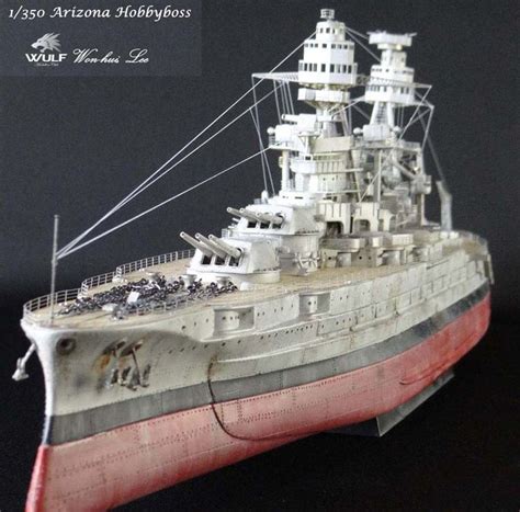 1/350 USS Arizona BB-39 (Hobby Boss) | Scale model ships, Uss arizona ...