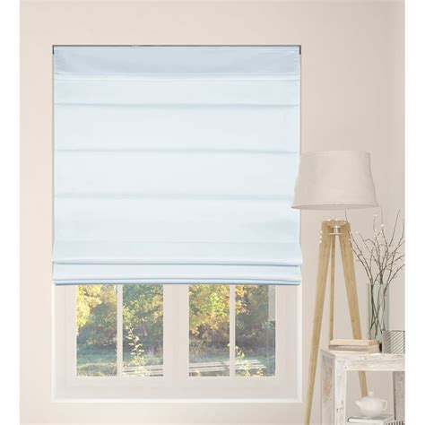 Arlo Blinds Cordless Fabric Roman Shades Light Filtering with backing ...