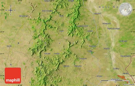 Satellite Map of Farakka