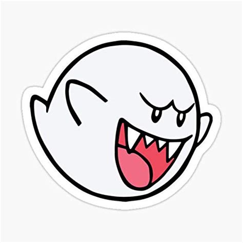 Buy Mario Boo Ghost Sticker - Sticker Graphic - Auto, Wall, Laptop ...