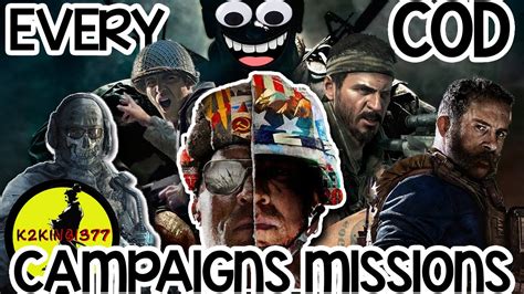 EVERY CALL OF DUTY CAMPAIGNS MISSIONS/TIMELINE (2003-2020)👀 4K - YouTube