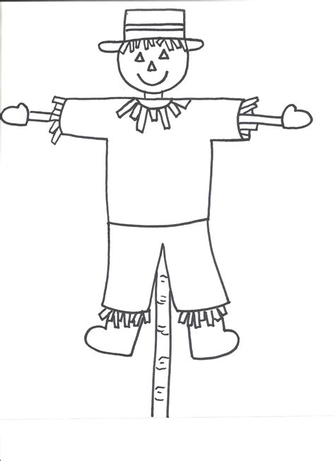 Free Scarecrow Template Printable - Free Printable A To Z