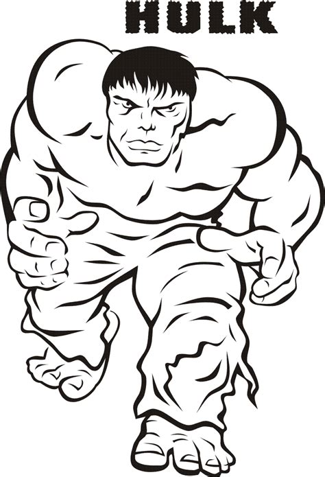 Hulk #79005 (Superheroes) – Free Printable Coloring Pages