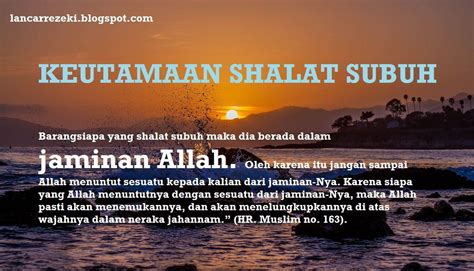 Keutamaan Shalat Subuh