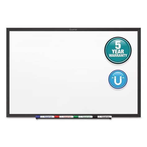 Classic Magnetic Whiteboard, 48 x 36, Black Aluminum Frame - ELEVATE ...