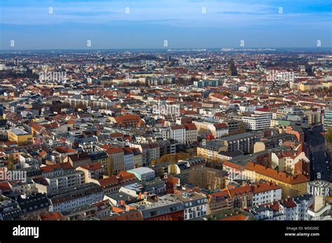 Berlin city aerial view Stock Photo - Alamy