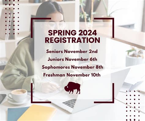 Spring 2024 registration is OPEN! Contact advising services or your dedicated advisor to make ...