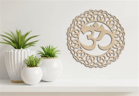 Om Wall Art Om Wall Hanging Ohm Wall Decor Wood Om Symbol - Etsy UK