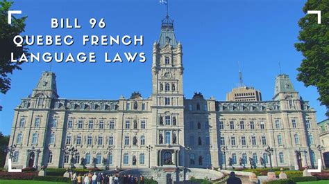 Bill 96 - Proposed Amendments to Quebec French Language laws - Andrews Robichaud