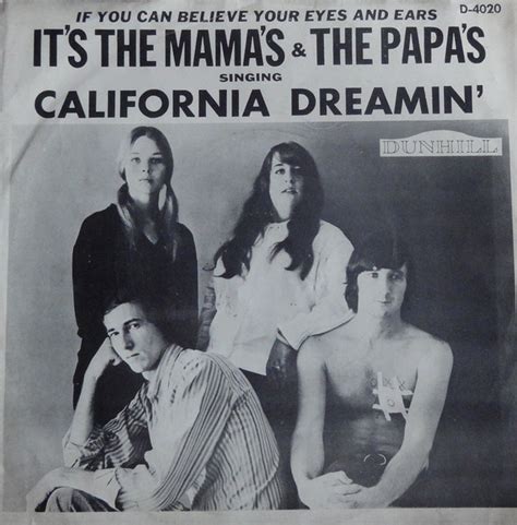 The Mamas & The Papas - California Dreamin' (Vinyl, 7", 45 RPM, Single, Promo) | Discogs