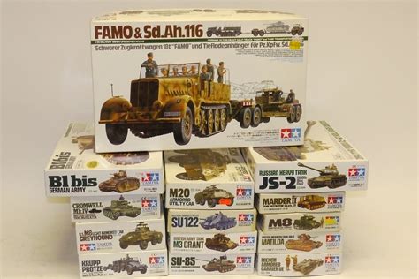 Tamiya Military Model Kits, A boxed collection of 1:35 scale German and ...