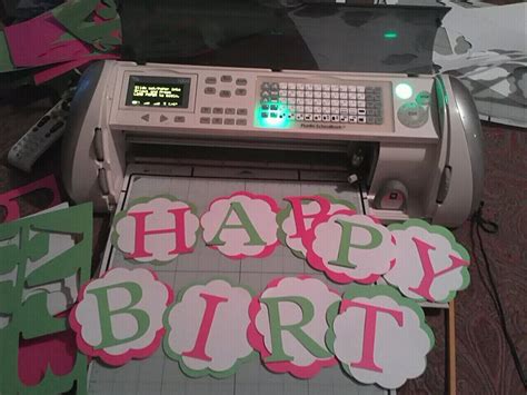 Birthday banner with Cricut | Birthday banner design, Happy birthday signs, 50th birthday cards