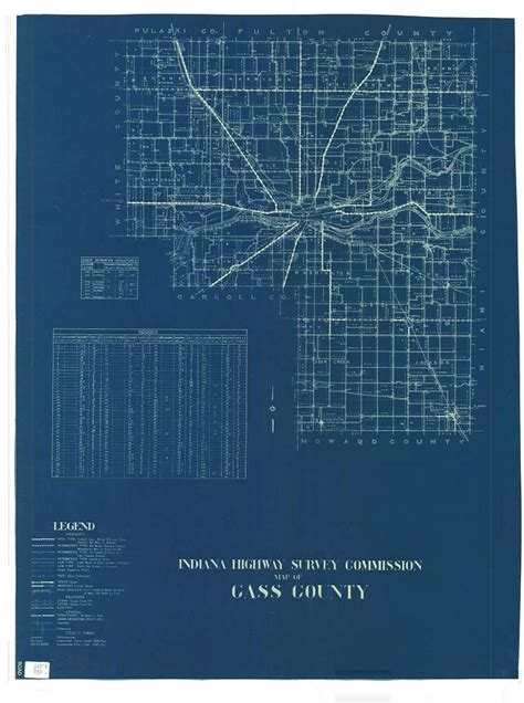 Map of Cass County. Road - e97584667df043faab51eefdafe204ca - PICRYL ...