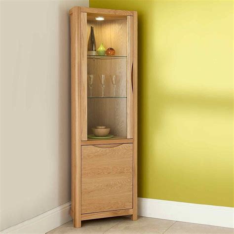 Beech Corner Display Cabinets • Display Cabinet