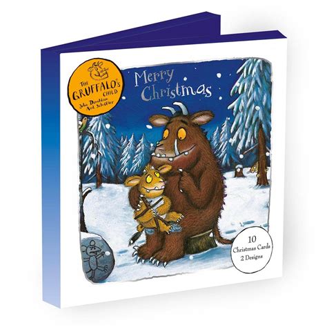 The Gruffalo Official Christmas Multipack of 10 Christmas Cards ...