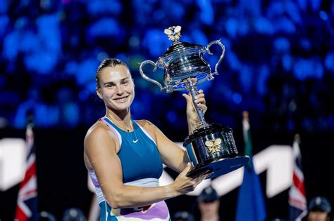 A "calmer" Sabalenka cries tears of joy in Melbourne after painful New York