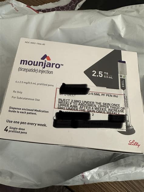 Unboxing of first MJ Box : r/Mounjaro