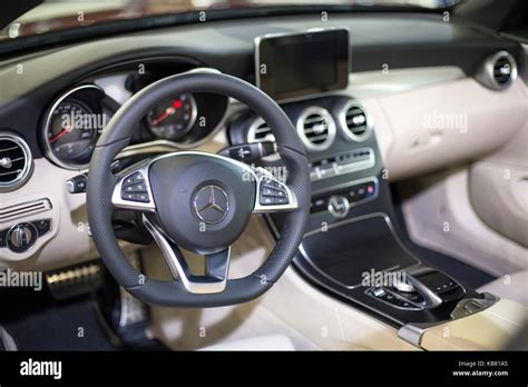 Interior of the Mercedes car Stock Photo - Alamy